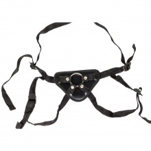 Трусики для сменных насадок из нейлона «Party Hard Instigator», черные, Lola Games 1156-01lola, цвет черный, диаметр 5 см.