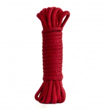 Красная хлопковая веревка «Party Hard Tender», 10 метров, Lola Games 1158-02lola, цвет красный, 10 м.