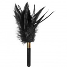 Черный тиклер «Burlesque Plume» с черными перьями, длина 23 см, Lola Games 1082-02lola, длина 23 см.
