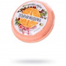 Бомбочка для ванны «Пузырьки мандарина» с ароматом мандарина, 70 г., Toyfa 722506, цвет Оранжевый