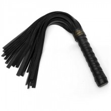 Небольшая многохвостая черная плеть-флогер «Bound to You», длина 29.5 см.