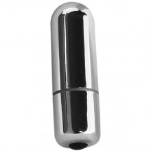 Миниатюрная серебристая пластиковая вибропуля «7 Models Bullet Metal», Aphrodisia 16001metalHW, из материала Пластик АБС, цвет Серебристый, длина 5.7 см.