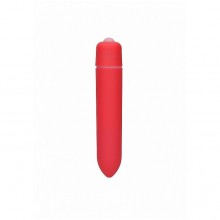Красная вибропуля «1 Speed Bullet», длина 9.3 см, Shots BGT005RED, из материала Пластик АБС, цвет Красный, длина 9.3 см.