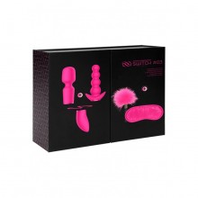 Розовый набор для секса «Pleasure Kit 3», Shots SWI013PNK, бренд Shots Media, из материала Силикон
