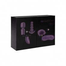 Фиолетовый набор для секса «Pleasure Kit 3», Shots SWI013PUR, бренд Shots Media, из материала Силикон