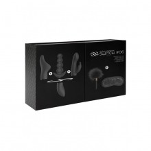 Черный набор для секса «Pleasure Kit 6» из шести предметов, Shots SWI016PUR, бренд Shots Media, из материала Силикон, со скидкой