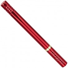 Красный ультратонкий вибромассажер «Hidden Pleasures» с 10 режимами вибрации, длина 10.8 см.