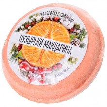 Бомбочка для ванны «Пузырьки мандарина» с ароматом мандарина, 70 гр., Toyfa 722506, из материала Масло, цвет Оранжевый, со скидкой