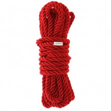Красная веревка для шибари «Deluxe Bondage Rope» из нейлона с обработанными кончиками, длина 5 м., Dream toys 21528, цвет Красный, 5 м.