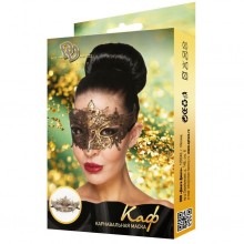 Карнавальная маска «Каф» золотистого цвета, Джага-Джага 963-28 BX DD, из материала полиэстер