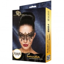 Карнавальная маска «Спика» для женщин, золотистая, Джага-Джага 963-11 BX DD, цвет золотой