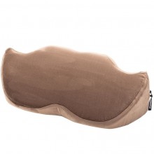 Подушка для любви «Mustache Wedge», коричневая микрофибра, Liberator 14975464, длина 60.1 см.