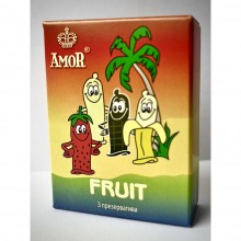 Презервативы «Amor Яркая Линия FRUIT №3» с фруктовыми вкусами