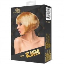 Золотистый женский парик «Кин» со стрижкой каре, Джага-Джага 964-20 BX DD, из материала синтетика, длина 27 см.