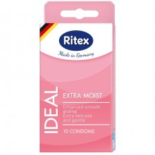 Презервативы «ritex ideal», № 10 экстра мягкие с дополнительной смазкой, гарантируют приятные и мягкие ощущения на коже, от ritex IDEAL № 10, из материала Латекс, длина 18.5 см.