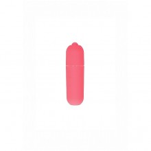 Розовая беспроводная вибропуля небольшого размера с 10 различными режимами вибрации «Power Bullet», длина 6.2 см.