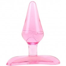 Розовая анальная пробка «Gum Drops Plug» с широким ограничителем в основании, общая длина 6.6 см, Chisa CN-331410080, бренд Chisa Novelties, длина 6.6 см.