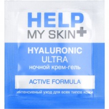 Крем-гель ночной «Help My Skin Hyaluronic» для деликатного ухода за кожей лица, 3 гр, Биоритм lb-25022t