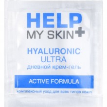 Дневной крем-гель «Help My Skin Hyaluronic» для комплексного ухода за кожей лица, 3 гр, Биоритм lb-25021t