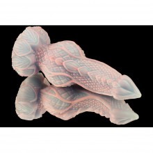 Фаллоимитатор «Оками large», цвет розовый, zoo134, из материала силикон, длина 27 см.