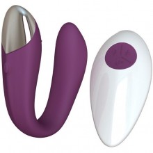 Вибратор для пар с дистанционным пультом «Infinite Fera», цвет фиолетовый, Le Frivole Costumes 06120, из материала силикон, длина 7 см.