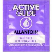 Увлажняющий интимный гель-любрикант на водной основе «Active Glide Allantoin», 3 мл.