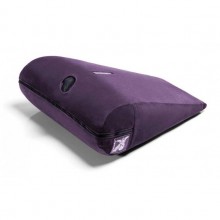 Подушка для любви «Liberator R-Axis Magic Wand», малая с отверстием под массажер, вельвет - баклажан, 15125548, цвет Фиолетовый