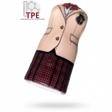 Оригинальный карманный мастурбатор «Uniforms NUDE blazer R» для мужчин, TPE, белый, Magic Eyes ME-12, длина 16.5 см.