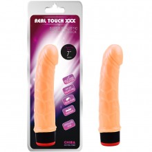Вибратор «Vibe Cock-Flesh», телесного цвета, с плавной вибрацией, CN-101896278, из материала TPE, коллекция Real Touch XXX, длина 18 см.