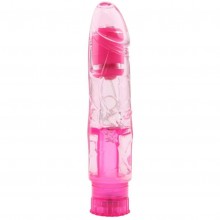 Вибратор «Seduction Pink», цвет розовый, с приятной нежной текстурой, CN-131815394, бренд Chisa Novelties, коллекция Crystal Jelly, длина 16.2 см.