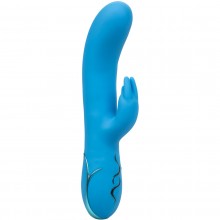 Надувной вибромассажер «INSATIABLE G INFLAT G-BUNNY», цвет голубой, SE-4510-20-3, бренд California Exotic Novelties, длина 21 см.