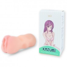 Мастурбатор «Kazumi», телесного цвета, в виде аккуратной вагины, Mai Attraction LT2290, длина 13.5 см.