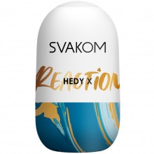 Набор из 5 карманных мастурбаторов «Hedy X Reaction» с текстурой в виде бугорков, Svakom SL44B, длина 9 см.