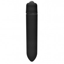 Черная сверхмощная вибропуля «Speed Bullet», длина 9.3 см.