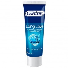 Интимный гель-смазка Contex «Long Love» с охлаждающим эффектом, объем 30 мл, 3121178, 30 мл., со скидкой