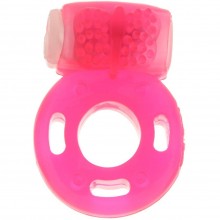 Эрекционное виброкольцо «FOIL PK VIB RNG», розового цвета, с вибрацией, 24 шт., SE-8000-30-3, бренд California Exotic Novelties, диаметр 2 см.