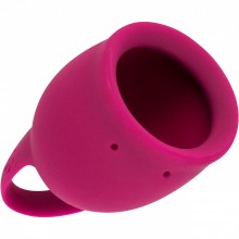 Менструальная чаша «Natural Wellness Peony» из медицинского силикона, объем 15 мл, Lola Games 4000-11lola, цвет красный, 15 мл.