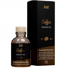 Массажный гель «Coffee» со вкусом кофе, Intt MG0005, 30 мл.