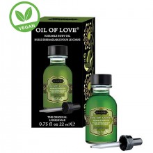 Согревающее масло для эрогенных зоне «Oil of Love the original», 22 мл, с ароматом ванили и шоколада, KS12001, 22 мл.