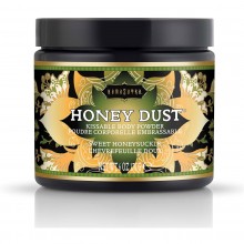Ароматная пудра для тела «Honey Dust Body Powder sweet honeysuckle», легкой нежной текстурой, KS12011, 170 мл.