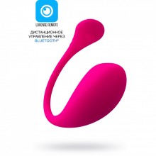 Водонепроницаемое виброяйцо «Lovense Lush 3» из силикона, 13 режимов, синхронизируется со смартфоном, цвет розовый, длина 18 см, LE-10, цвет телесный, длина 18 см.