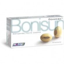 БАД для женщин «Бонисан» для снижения симптомов климакса, 24 капсулы, бренд БАДы