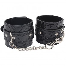Наручники на цепочке «Be Good Wrist Cuffs», цвет черный, Chisa CN-632125452