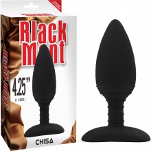 Анальная втулка с вибрацией «Black Mont 4.25», Chisa Novelties CN-551413292, длина 12.2 см.