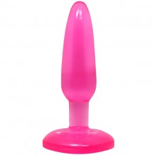 Втулка анальная «Butt plug», цвет розовый, Baile BI-017001-0101, длина 13.5 см.