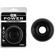 Эрекционное кольцо «Fat O Cock Ring 2», черного цвета, Chisa CN-100308972, бренд Chisa Novelties