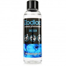 Массажное масло с феромонами «Zodiac Aqua», 75 мл.
