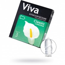 Классические презервативы «Viva», длина 18.5 см.