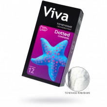 Точечные презервативы «Viva» для дополнительной стимуляции