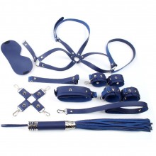 Синий набор БДСМ-девайсов «Bandage Kits»